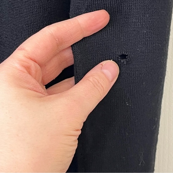 Dolce & Gabbana 100% Virgin Wool Black Zip-Up Cardigan, Size IT 50 / US XL - Picture 3 of 9